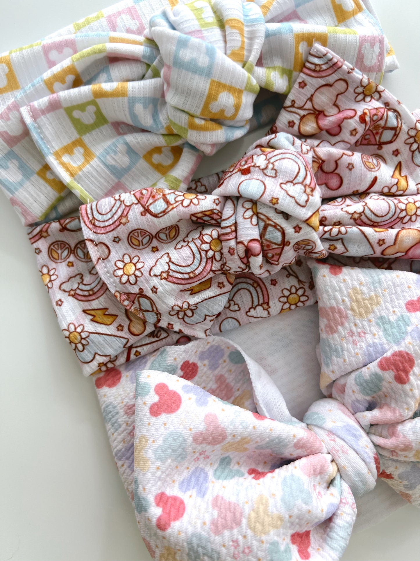 Rainbow Ears Topknot