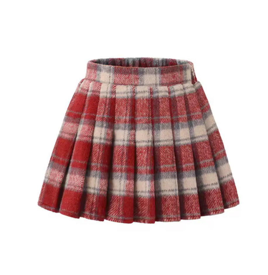 Christmas Plaid Skirt