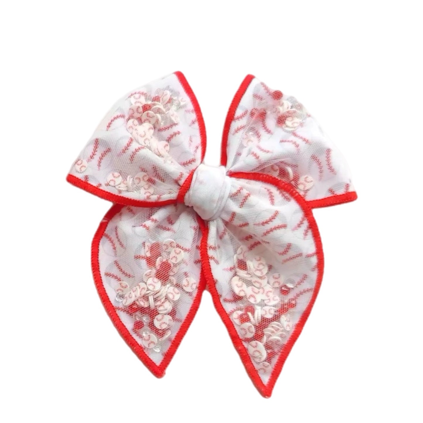 Baby Baseball Fable Bow
