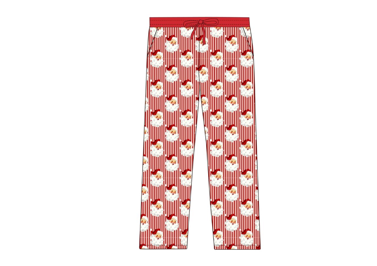 Boys Vintage Santa Loose Pants