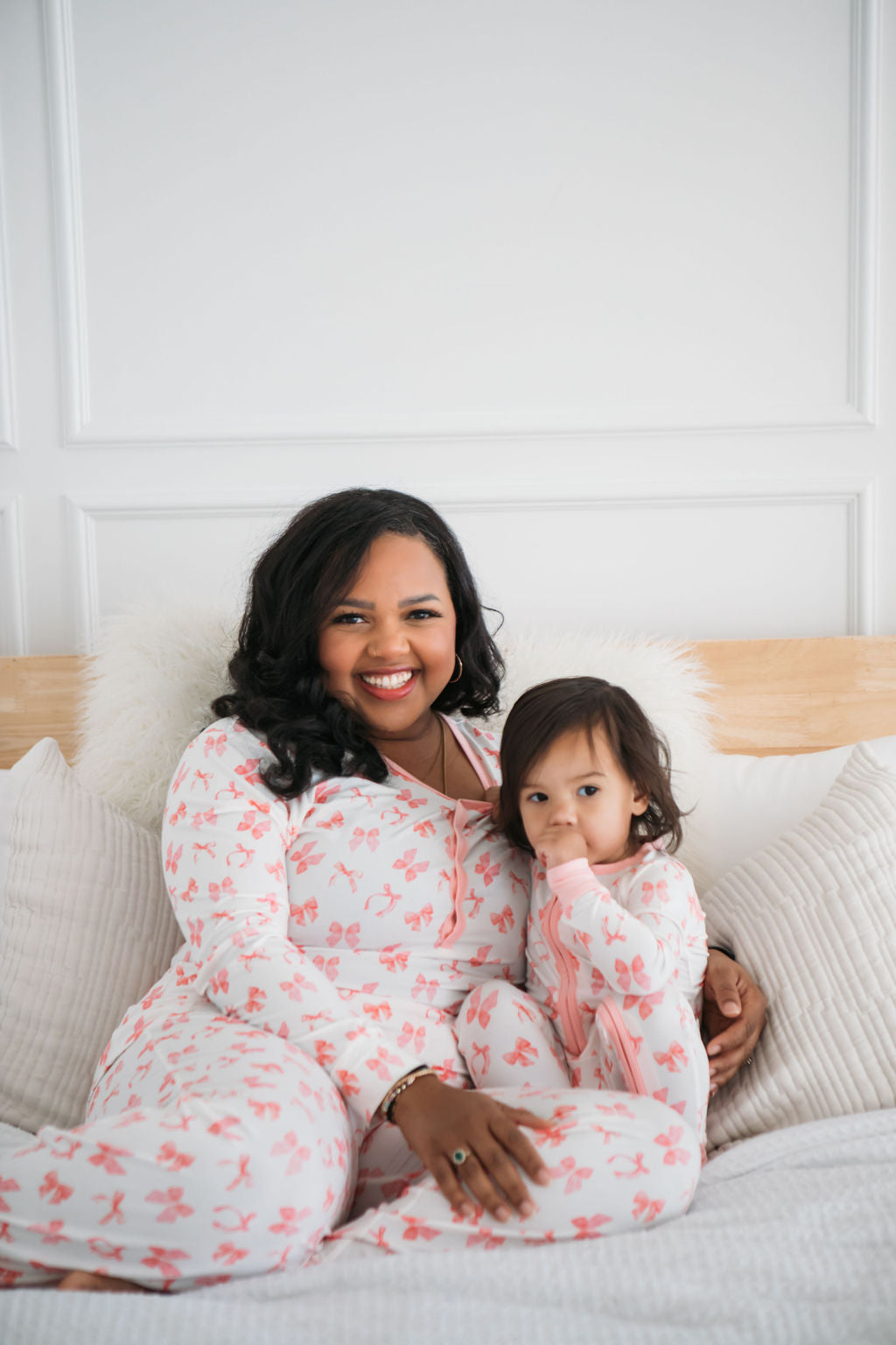 Sweet Bow Mommy Matching Two Piece Set