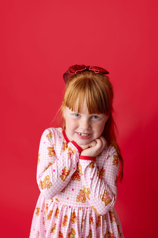 Pink Teddy Bear Dress
