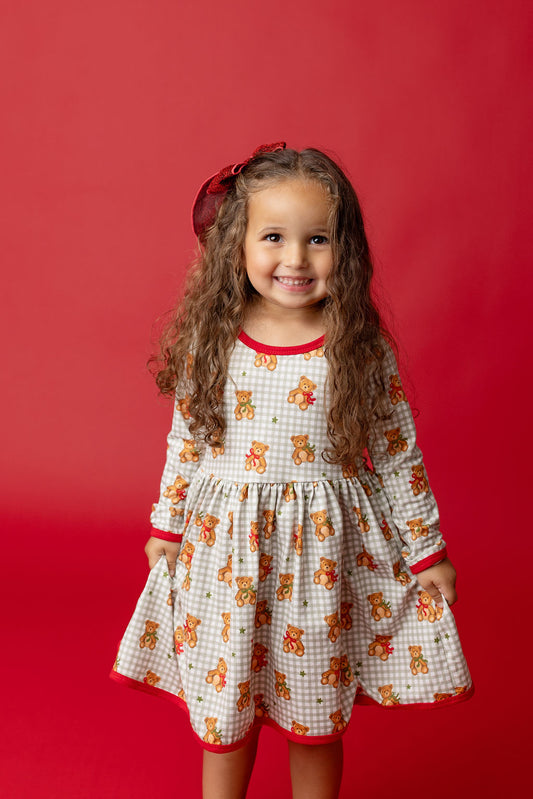 Green Teddy Bear Dress