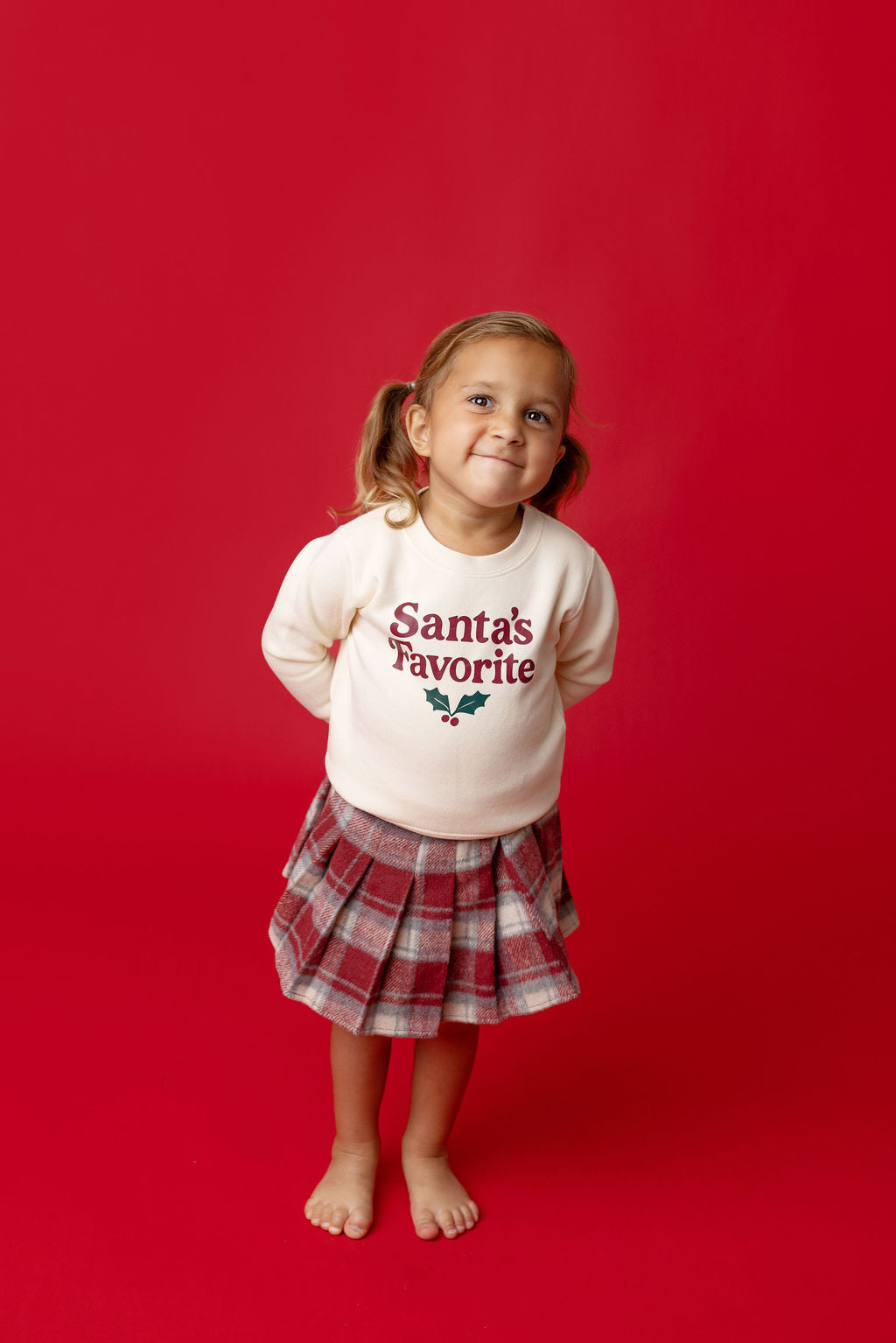 Christmas Plaid Skirt