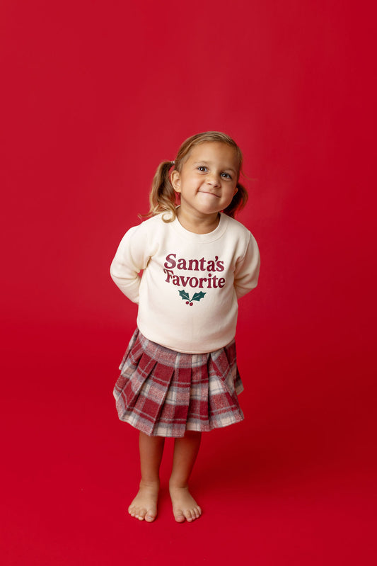 Christmas Plaid Skirt