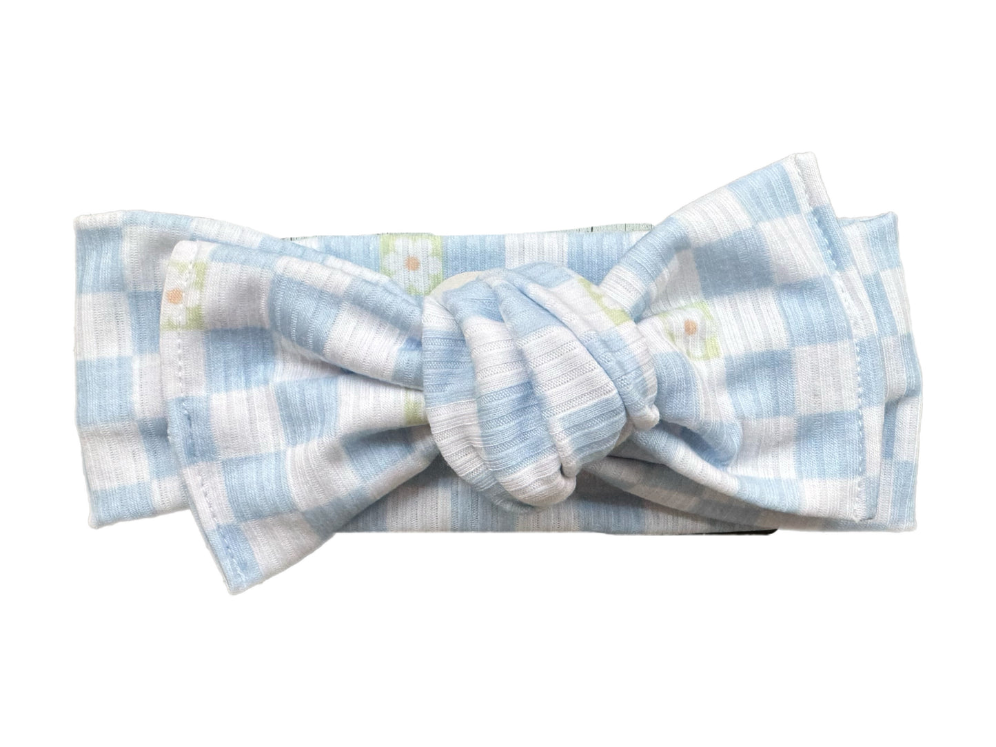 Daisy Checkered Topknot