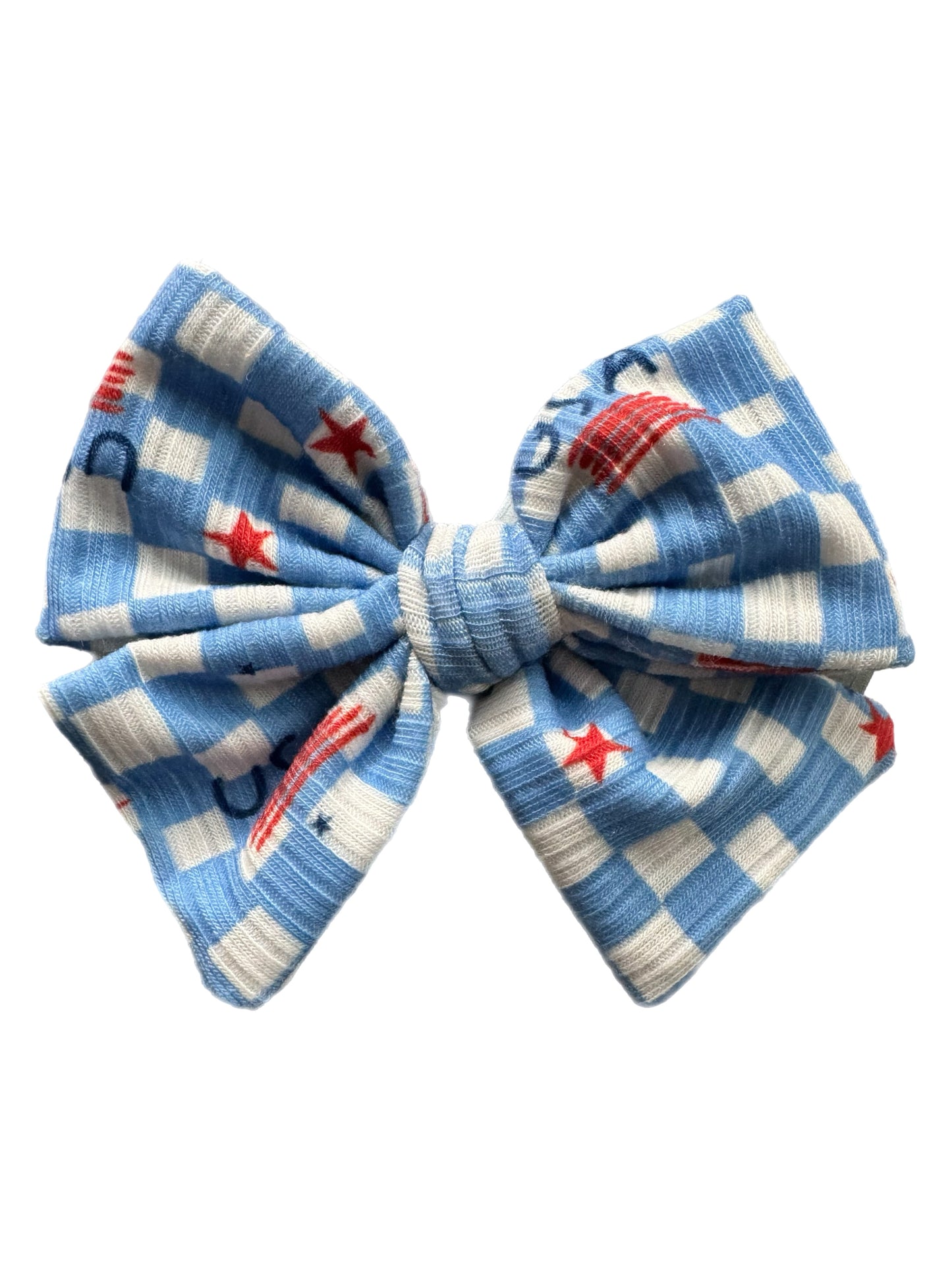 Checkered Star Clip/Nylon