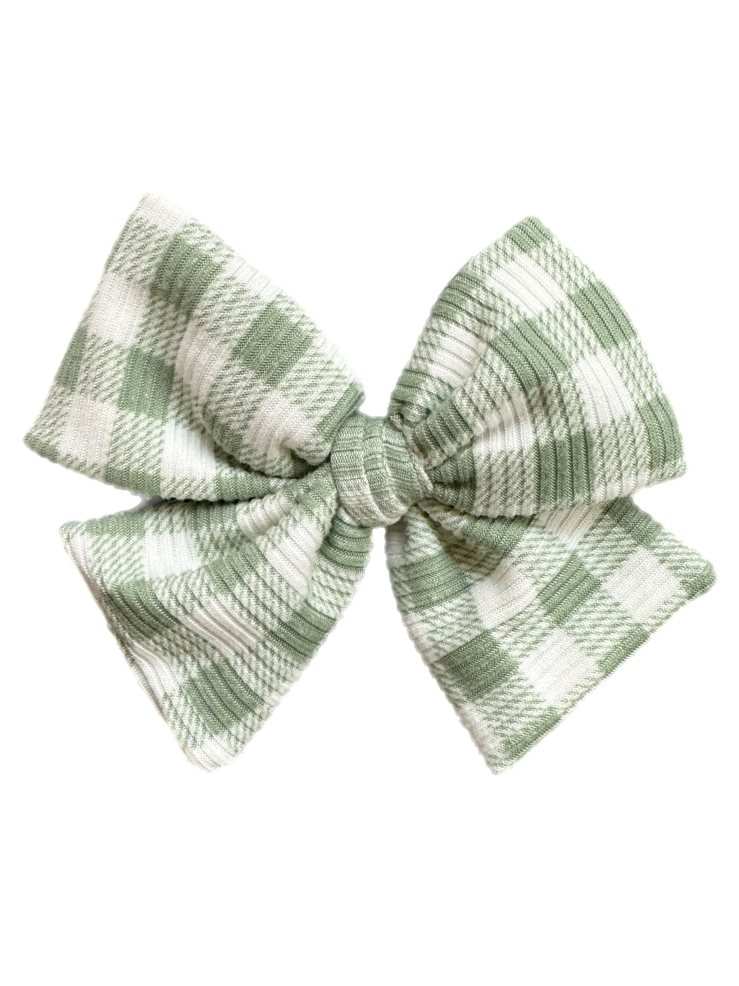 Green Gingham Clip/Nylon