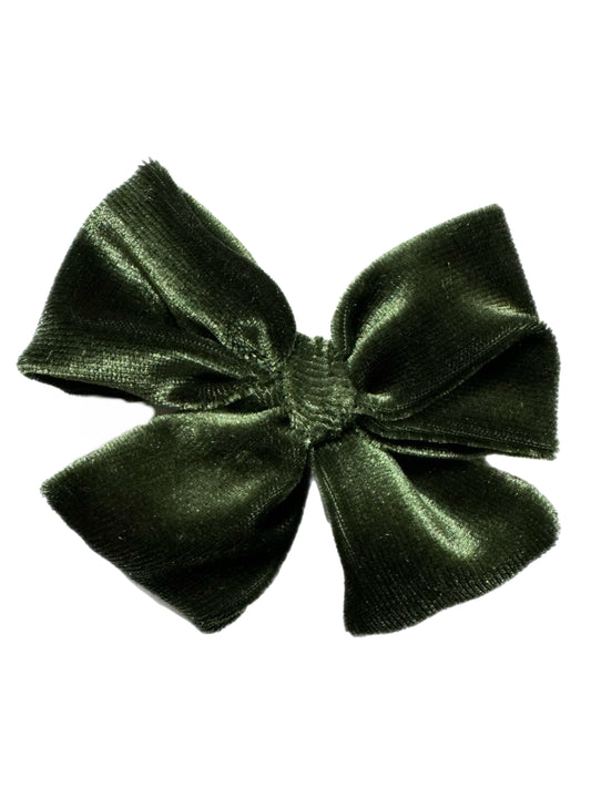 Green Velvet Clip/Nylon