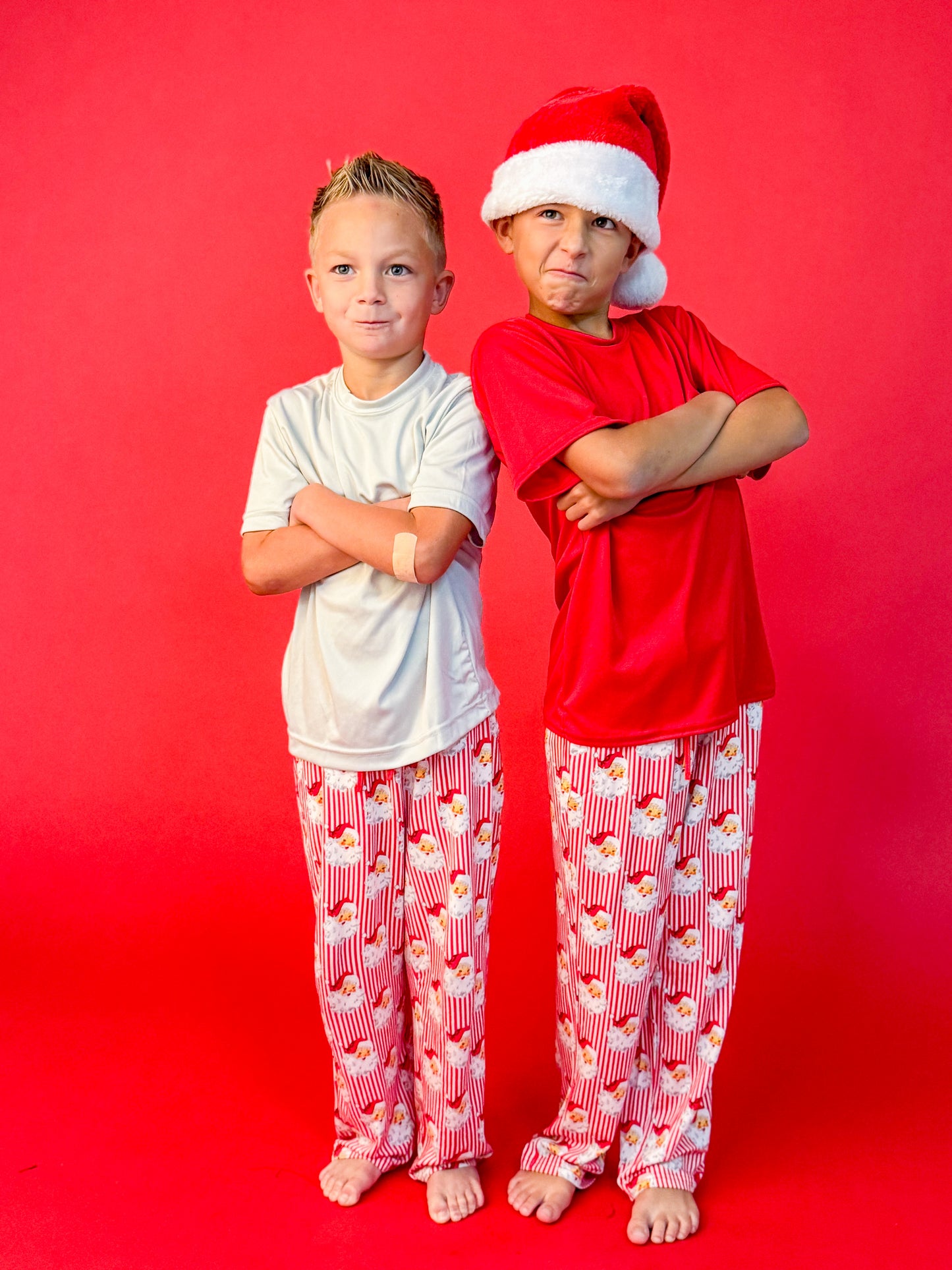 Boys Vintage Santa Loose Pants