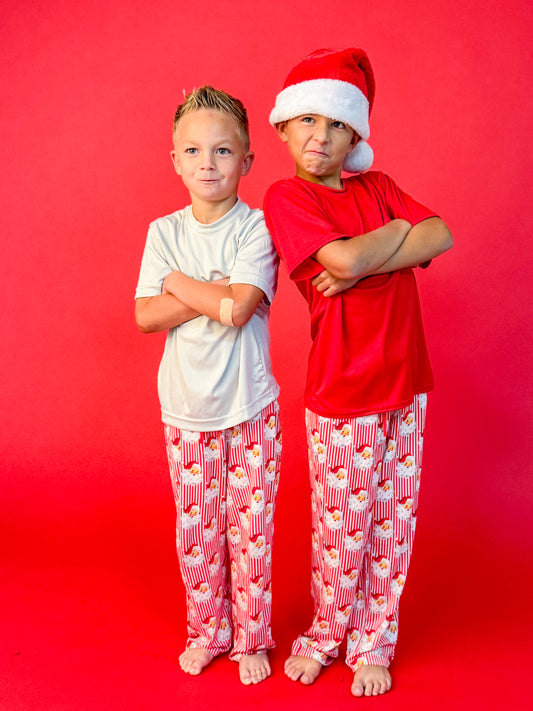 Boys Vintage Santa Loose Pants