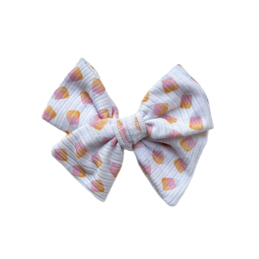 Pink Candy Corn Clip/Nylon