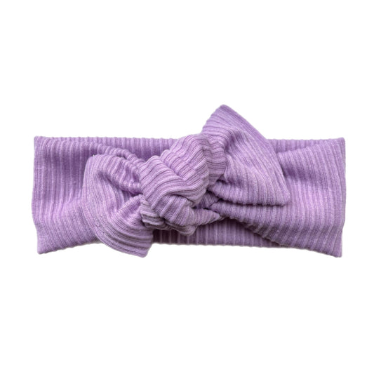 Purple Wavy Topknot